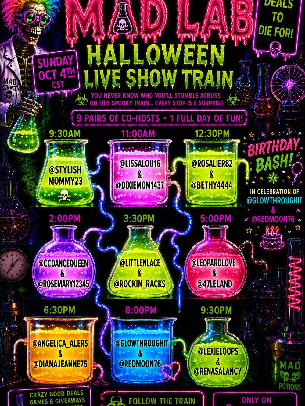 **MAD LAB** Halloween Train, 10/4/26